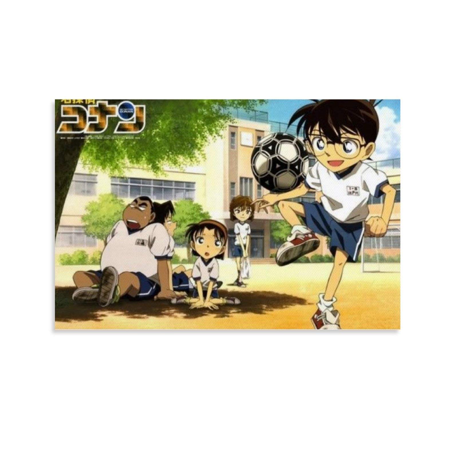 Anime Poster Conan Haibara Ai Ayumi Mitsuhiko Genta Poster Decorative Painting Canvas Wall Art Livin