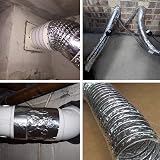 LLPT Aluminum Foil Tape 50mm x 33m x 0.15mm Extra Thick HVAC Duct Sealing Repair view 3