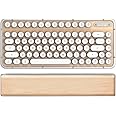 Azio Retro Compact Keyboard, Maple