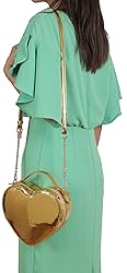 lola mae Heart Shape Satchel Crossbody Purse for