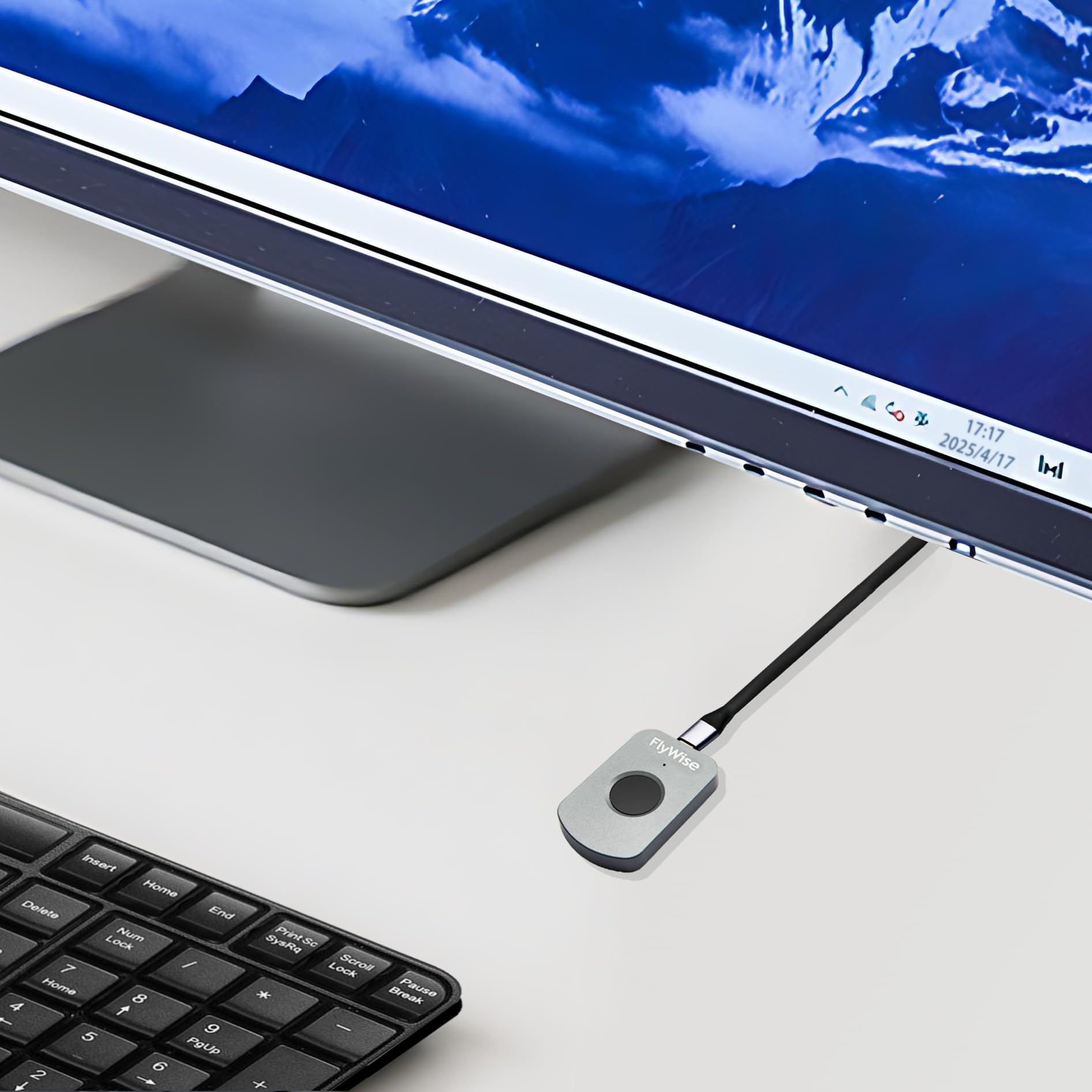 Password-Free Windows Hello Fingerprint Reader, 360° Fast Recognition, PC & Laptop Compatible