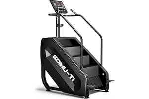 Goimu T1 Stair Stepper Machine, 550Lbs Commercial Grade Stair Climber for Home with 15 Resistance Level and LED Screen, Stepmill Exercise Machine for Cardio and Full Body Workouts, 24-164 Steps/Min
