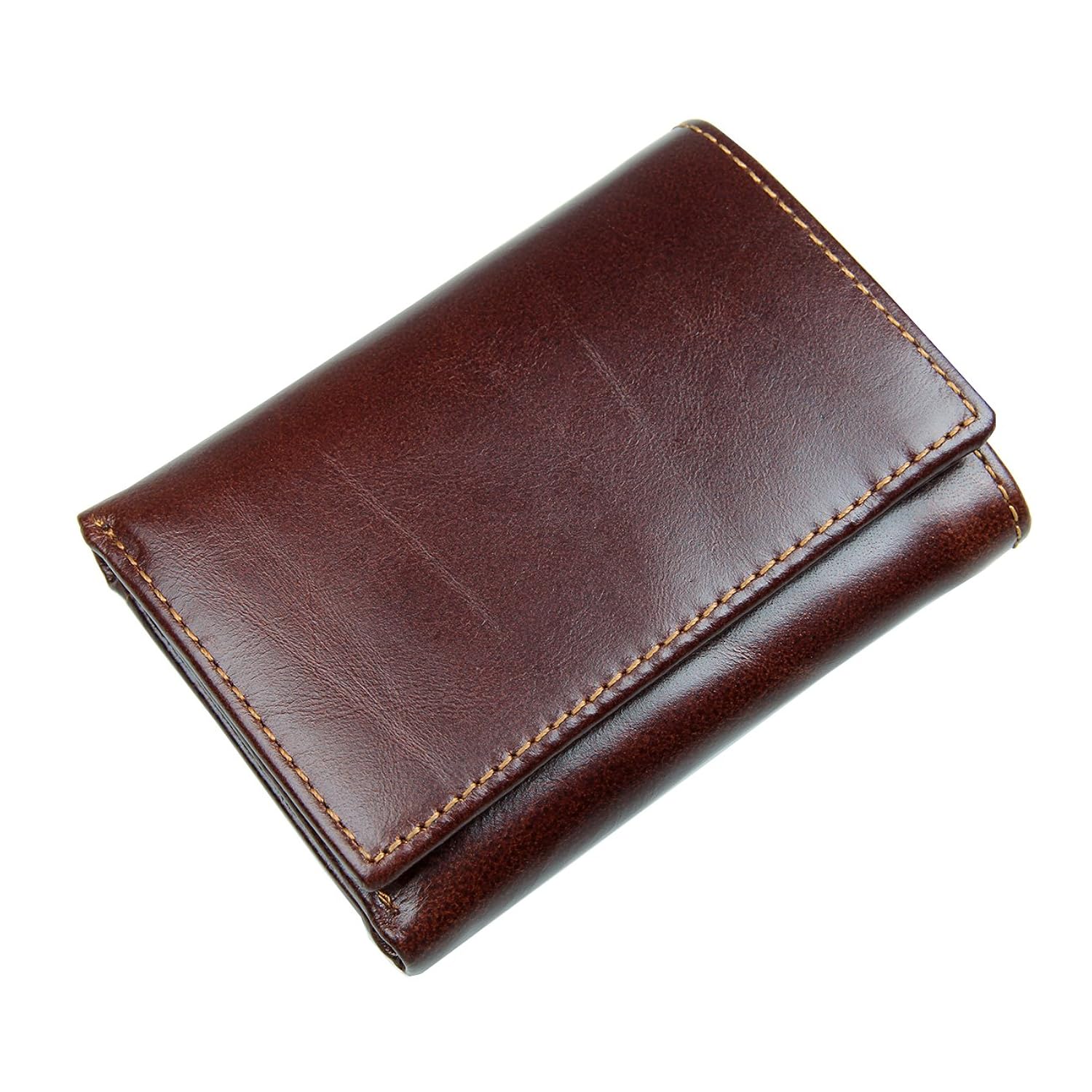 Mens Trifold Leather Wallets Amazon