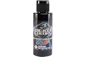 Wicked Colors 2-Ounce Wicked Airbrush, Jet Black