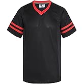 Pullonsy American Football Jerseys for Men Unisex Replica Plain Workout Sport Game Shirts Casual Outwear