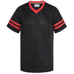 Pullonsy Black Men's Women's Football Jersey for