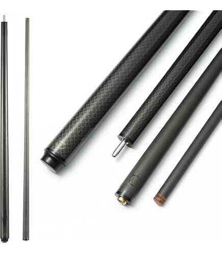 Amazon.com : CROWN ME Carbon Fiber Jump Pool Cue Stick, 13.5mm Tip
