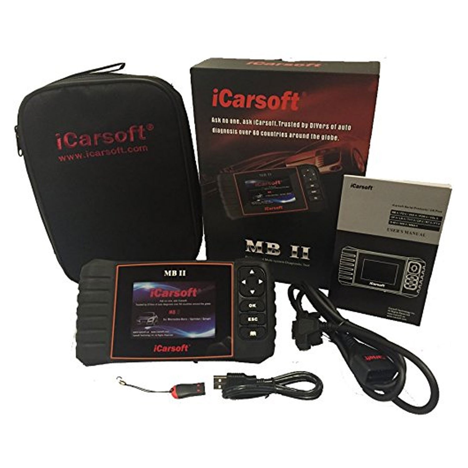 iCarsoft MB Idiagnostic device, Benz diagnostic error, reand clear, oil service, reset SBC reset, DPF reset, OBD2