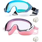 seasprint Swim Goggles, Wide Angle Anti-fog and UV Leak Proof Goggles,Swimming Goggles for Adult Youth