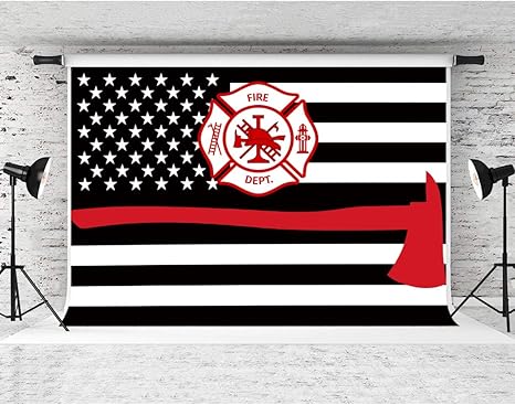 Amazon Com Fire Department Backdrop For Photography 7x5ft Soft