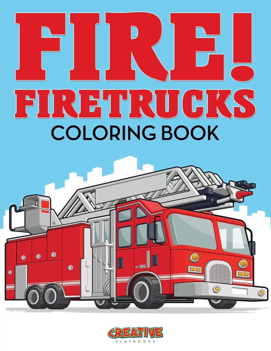Toys Set of 12 Fire Truck Coloring Books with Crayons Party Favors Toys