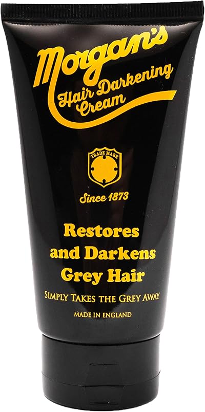 Morgan's Hair Darkening Cream Restore Grey 150ml Almond Scent All Hair Types