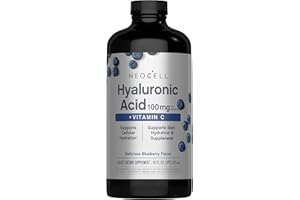 NeoCell Hyaluronic Acid Liquid with Vitamin C, Berry, 16 Fl Oz (Pack of 1) - Packaging May Vary