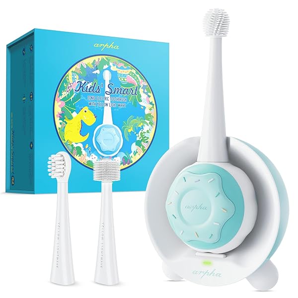 ARPHA KIDS ELECTRIC TOOTHBRUSHES AGE 1-8, RECHARGEABLE TODDLER...