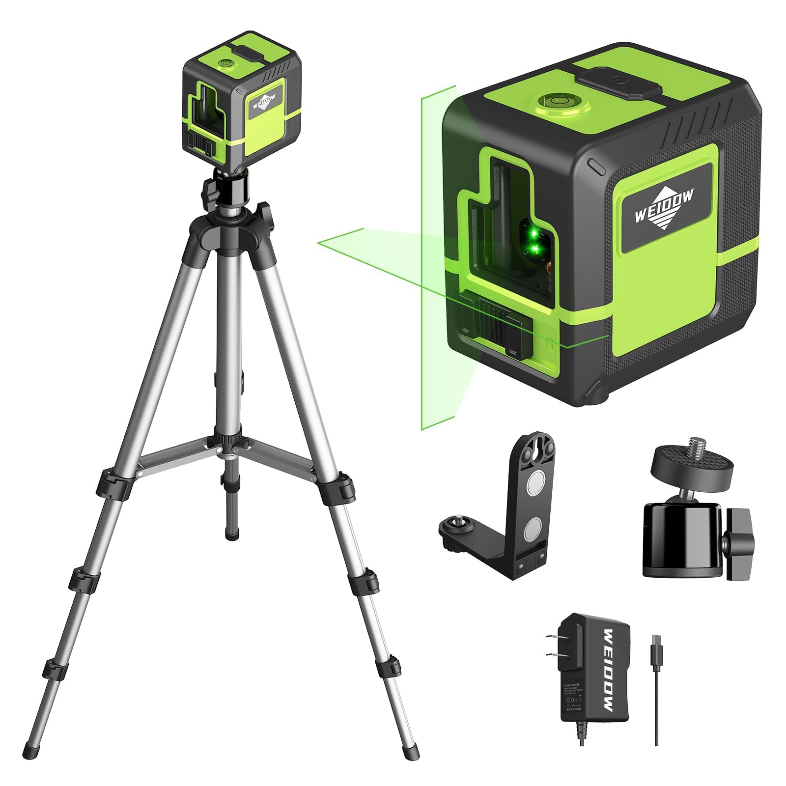 Laser-Level-with-Tripod, 1200mah lithium
