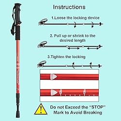 Aihoye Hiking Trekking Poles, 2 Pack