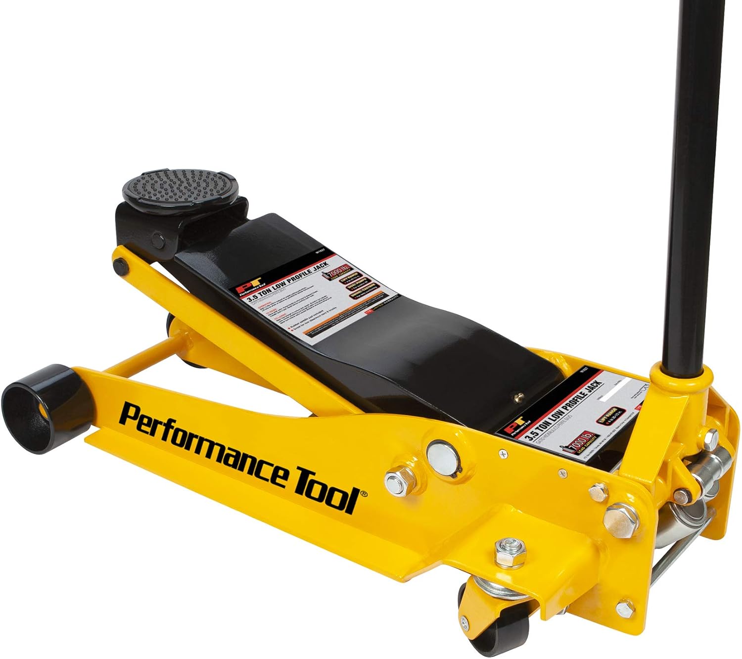 Performance Tool W1627 Yellow Steel Frame Service Jack 3 1 2 Ton Tool