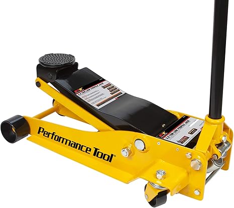Performance Tool W1627 Yellow Steel Frame Service Jack 3 1 2 Ton Tool