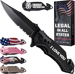 Gift for Men and Women - Legal Pocket Knife with