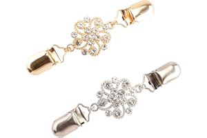 DEALOCO Dress Clips Back Cinch,2 Pieces Cinch Clip, Sweater Shirt Clips, Shawl Clips for Women, Waist Cincher Clip Clothing Cinch Clip