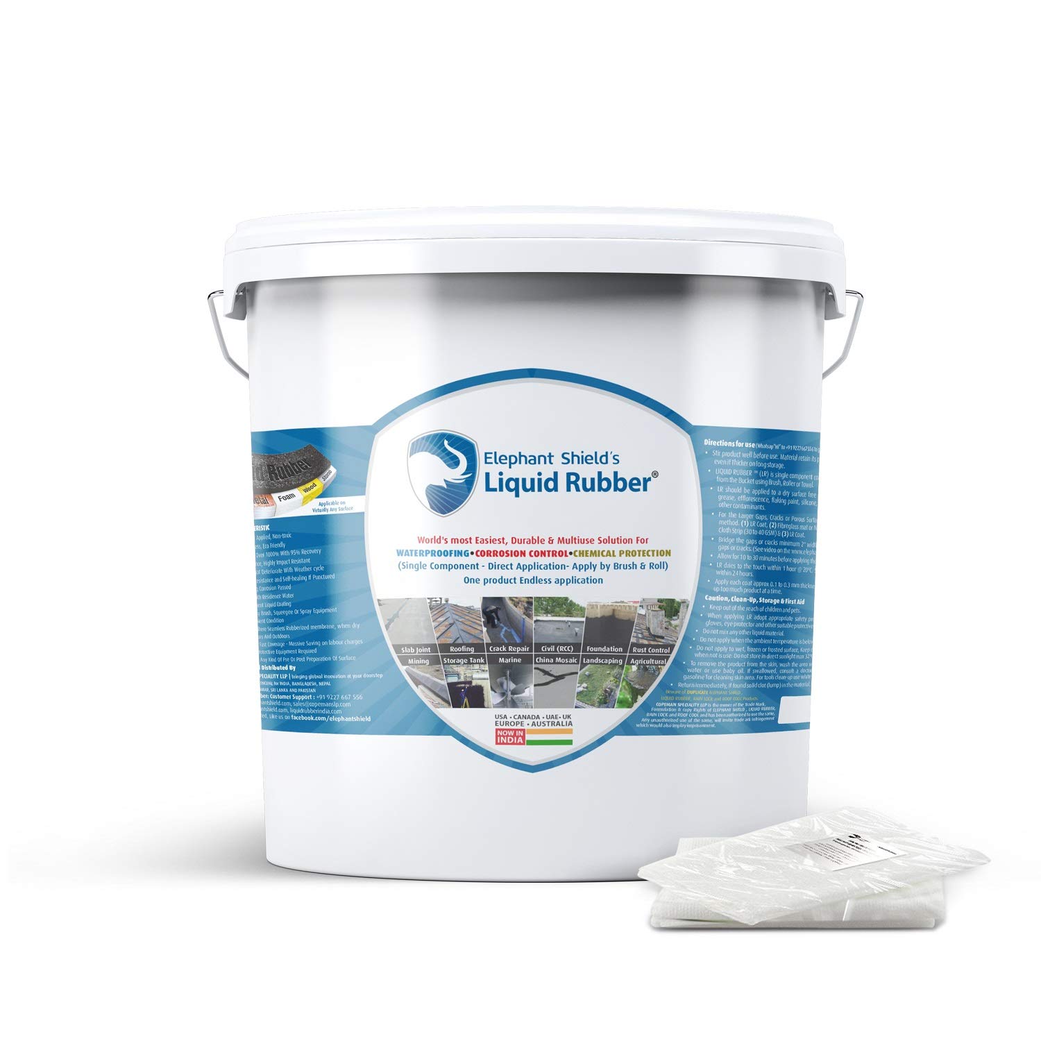 Elephant Shield Liquid Rubber for Long Lasting Waterproofing, Qty 1