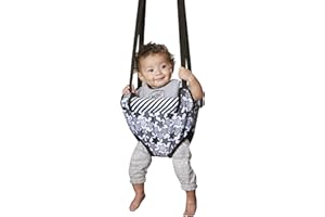 Evenflo Exersaucer Baby Jumper Featuring Easy-to-Use Clamp Attachment for Quick and Tool-Free Set Up and Adjustable Straps to Customize The Height for Your Child, Star Power