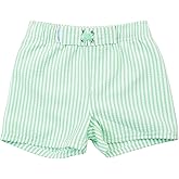 RUGGEDBUTTS Boys UPF50+ Sun Protection Seersucker Swim Trunks