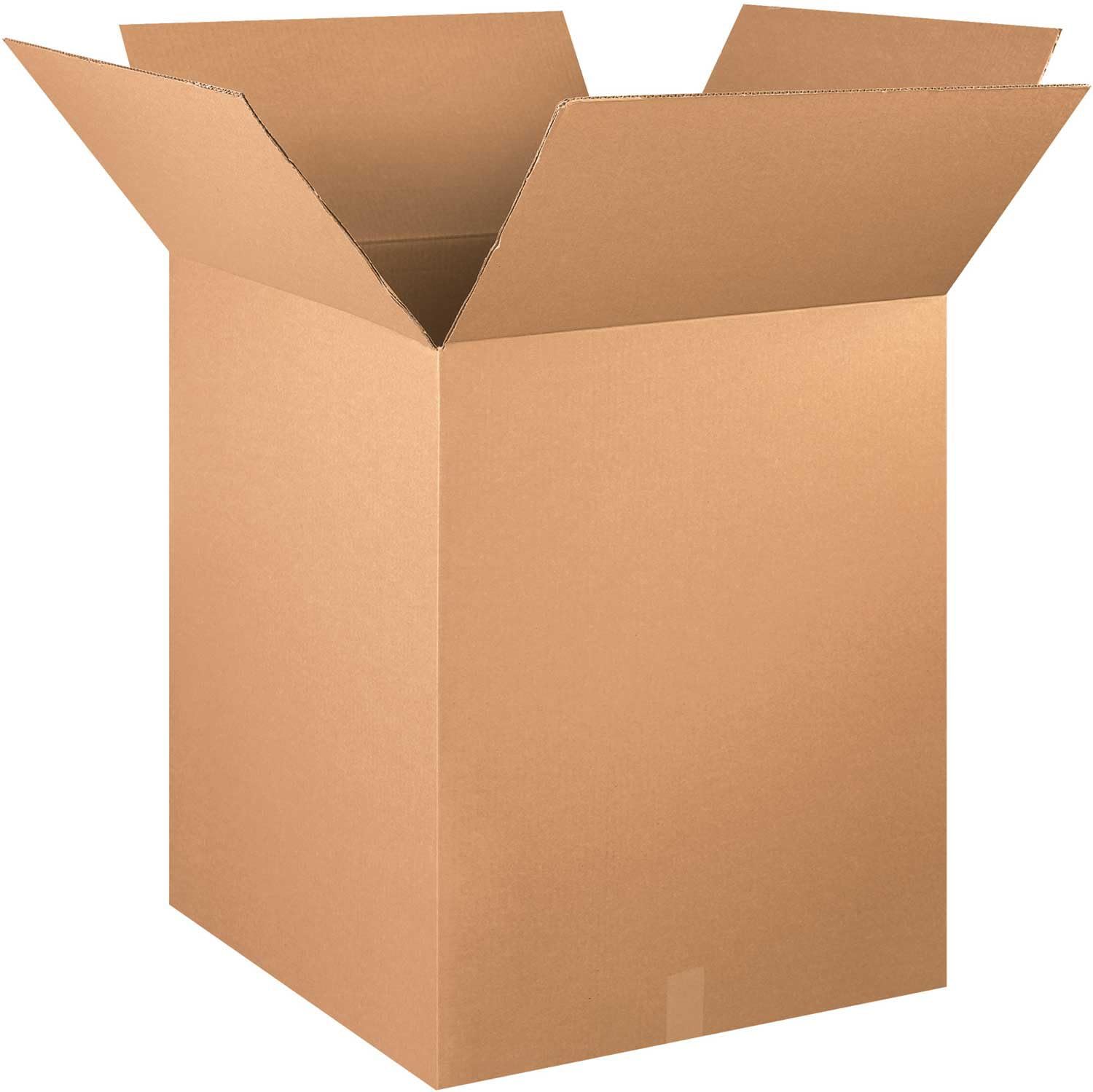 24"x24"x28" Corrugated Boxes, 200 lb. Test/ECT32 Kraft 10