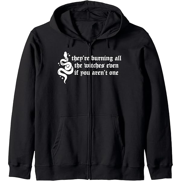 Amazon.com: 333 Only Half Evil Zip Hoodie : Clothing, Shoes & Jewelry