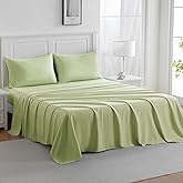 Full Sheet Set, 4 Piece Bed Sheets for Full Size Bed Set, 16 Inch Full Sheets Deep Pocket, Hotel Luxury Soft and Breathable M