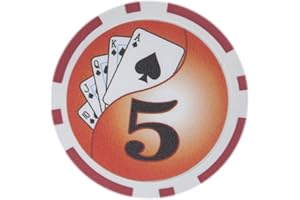 Brybelly Yin Yang Poker Chip Heavyweight 14-gram Clay Composite – Pack of 50