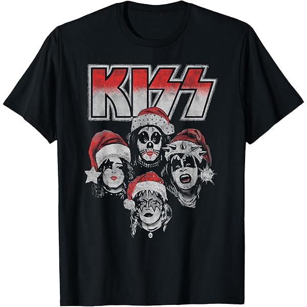 Amazon.com: KISS Men's Black Retro Classic Fit Short Sleeve