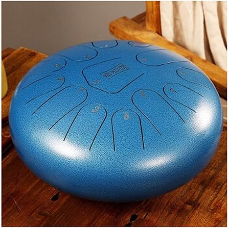 Amazon Co Jp ハンドパンドラム スチール舌ドラム12インチ楽器ギフト13トーンの癒しの音楽手作りドラムサウンドパフォーマンスドラムバッグの爆弾 色 青 アメリカ製 Color Blue ホーム キッチン