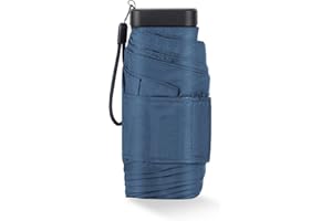 LEAGERA Mini Umbrella For Purse, Small Travel Umbrella Compact Waterproof Umbrella for Light Rain, Suitable for Women Purse and Pocket