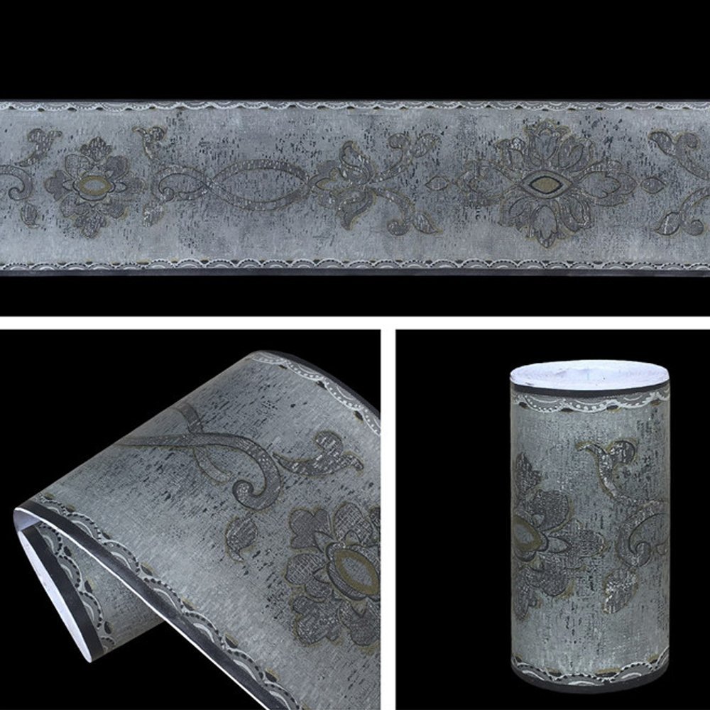 Yifely Moistureproof PVC Wallpaper Border Peel