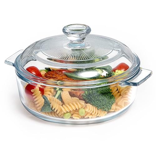 Amazon Microwavable Casserole Dish With Cover NUTRIUPS Mini Glass