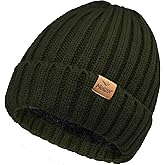 Meilzer Winter Beanie Hat for Men and Women, Warm Double-Layered Knit Beanie in Multiple Colors to Go with Everything