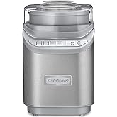 Cuisinart Ice Cream Maker Machine, 2 Quart, Cool Creations Frozen Yogurt, Gelato, Sorbet Maker, LCD Screen and Timer, Stainle