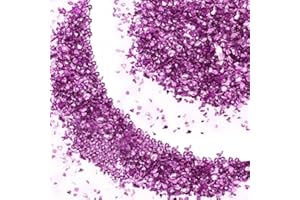 SONGIN Crushed Glass Craft Glitter for Resin, Irregular Metallic Crystal Chips Sprinkles Chunky Glitter Shiny Nail Sequins Flakes for Nail Art DIY Jewelry Making Decoration Vase Filler (2-4 mm)