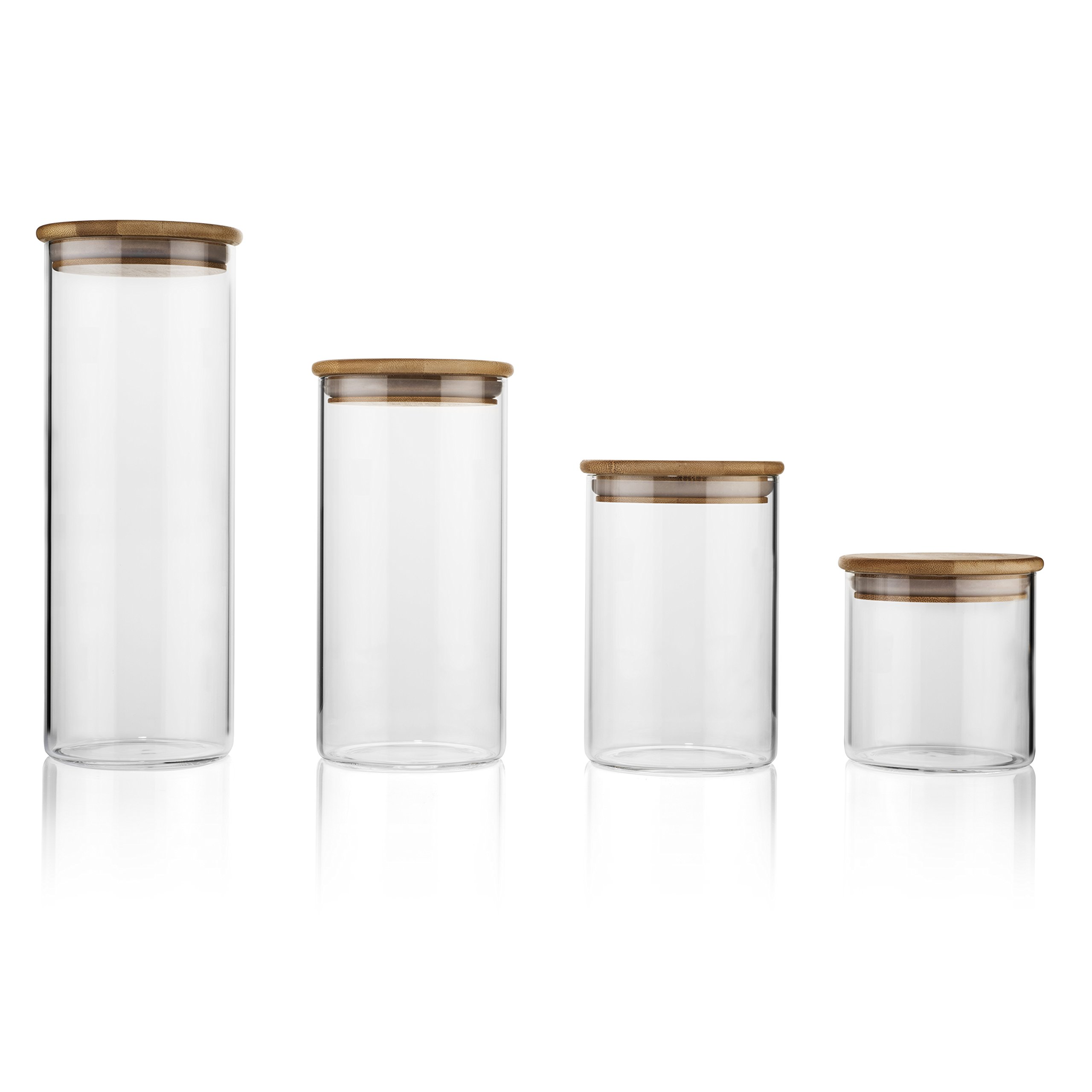 Glass Food Storage Containers With Lids By Sweetzer And Orange
