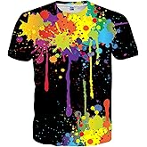 Linnhoy Unisex Men's and Women's Shirts Unisex Fashion Casual Novelty Tees 3D Graphic Adults T-Shirts Teens Tops Size S-XXL