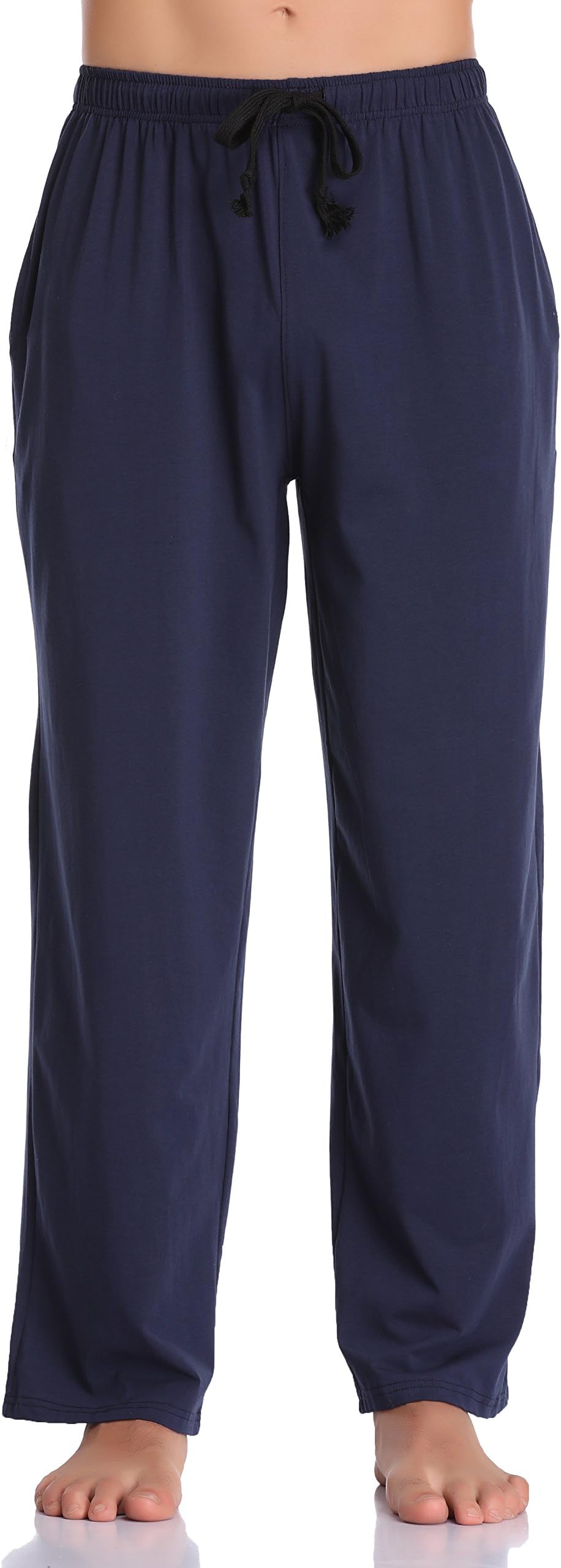 Luvrobes Men's Cotton Knit Pajama Lounge Pants