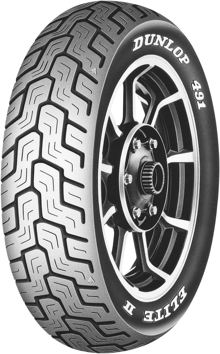 Dunlop 491 Elite II Touring White Letter Rear Tire 58