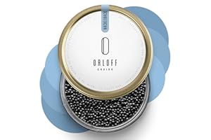 ORLOFF Hackleback Wild Caught American Sturgeon Black Caviar - 2 OZ / 56 G – Hackleback Malossol Roe - OVERNIGHT SHIPPING