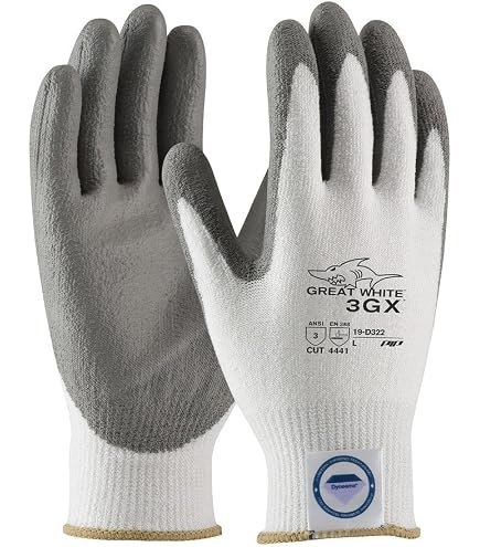 【タグ付未使用】SoftMachine GEOMETRIC GLOVE Amazon.com: PIP Large Great White 3GX Dyneema Diamond Blend Cut