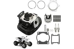 TJHSM Cylinder Piston Gasket Top End Kit Set Replacement for 1988-2006 Blaster 200 YFS 200 2XJ-11111-00-00 2XJ-11311-02-00