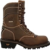 Georgia Boot Men's AMP LT Logger Composite Toe Waterproof Work Boots