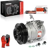 A-Premium Air Conditioner AC Compressor with Clutch | Compatible with Toyota Corolla 1.8L 2003-2008 Sedan, Matrix 1.8L 2003-2008 Wagon