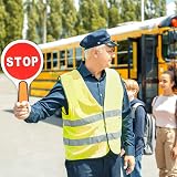Thinp 4 Pack Stop Go Sign Lights Double Sided PVC Waterproof Traffic Safety view 7