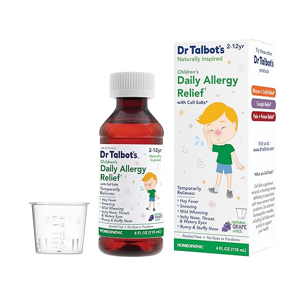 DR. TALBOT’S CHILDREN’S ALLERGY RELIEF MEDICINE – 4...